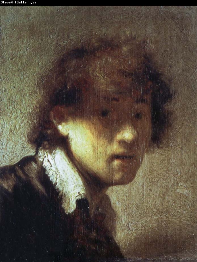REMBRANDT Harmenszoon van Rijn Self-Portrait as a Young Man